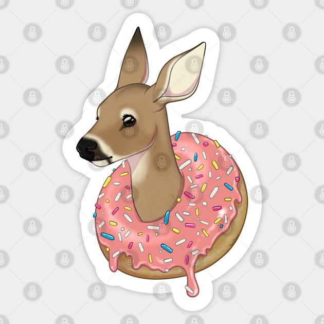 Doenut Sticker by StikkyPaws